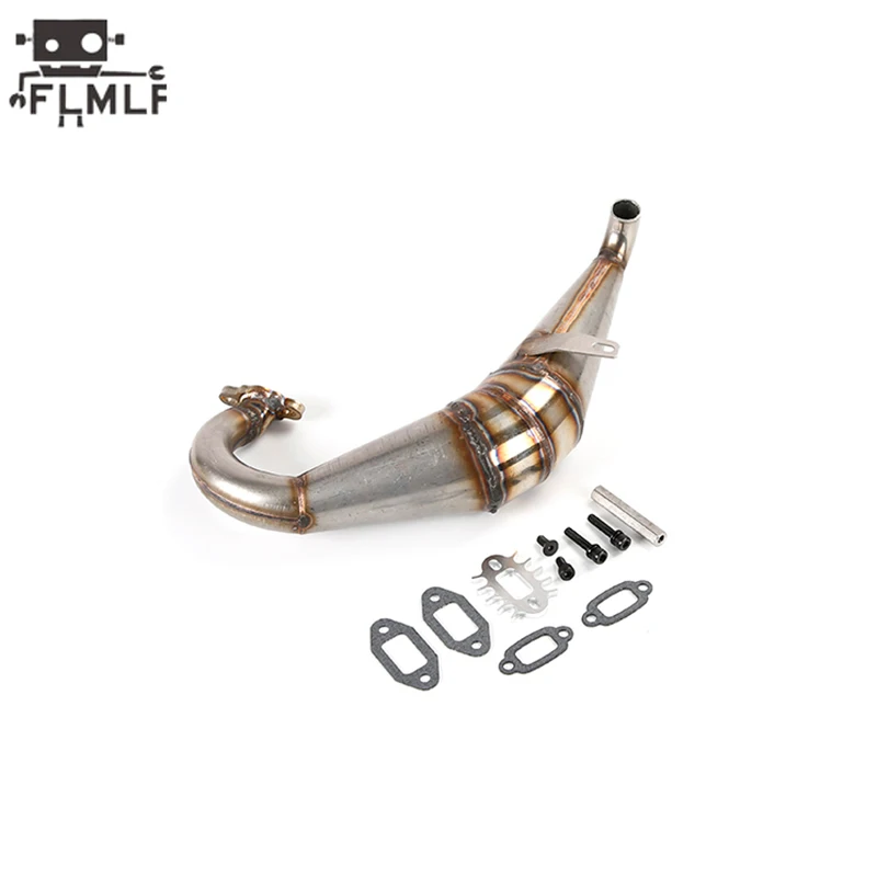 Rc Car Performance Tuned Pipe Exhausted Pipe / Size 320x180x60mm Fit 1/5 Losi 5ive-t Rofun Rovan LT KM X2 23cc~45cc Engine Parts