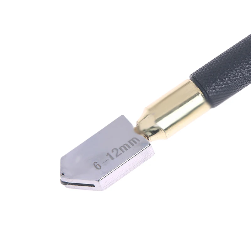 실용적인 17CM 두꺼운 오일 공급 카바이드 팁 유리 커터 절단 도구 유리/타일 절단 도구 용 Tc-17 유리 오일 커터