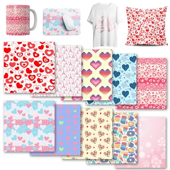 WOWOCUT 1 szt. Dzień matki miłość niezawodny arkusz atramentu transferowego sublimacja 12*12 IN niezawodny papier winylowy transferowy na t-shirty