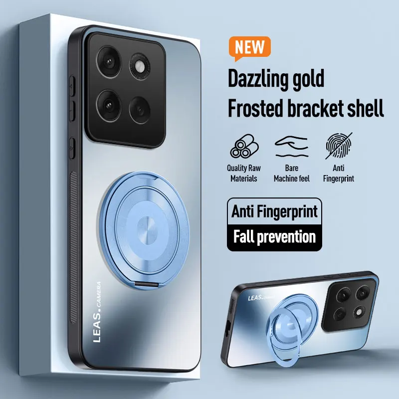 Magnetische Ringständer-Handyhülle für Moto Edge 40 50 60 Fusion Pro Neo G85 G84 G14 G35 G55 G75 G15 G86 G56 Schutzhülle