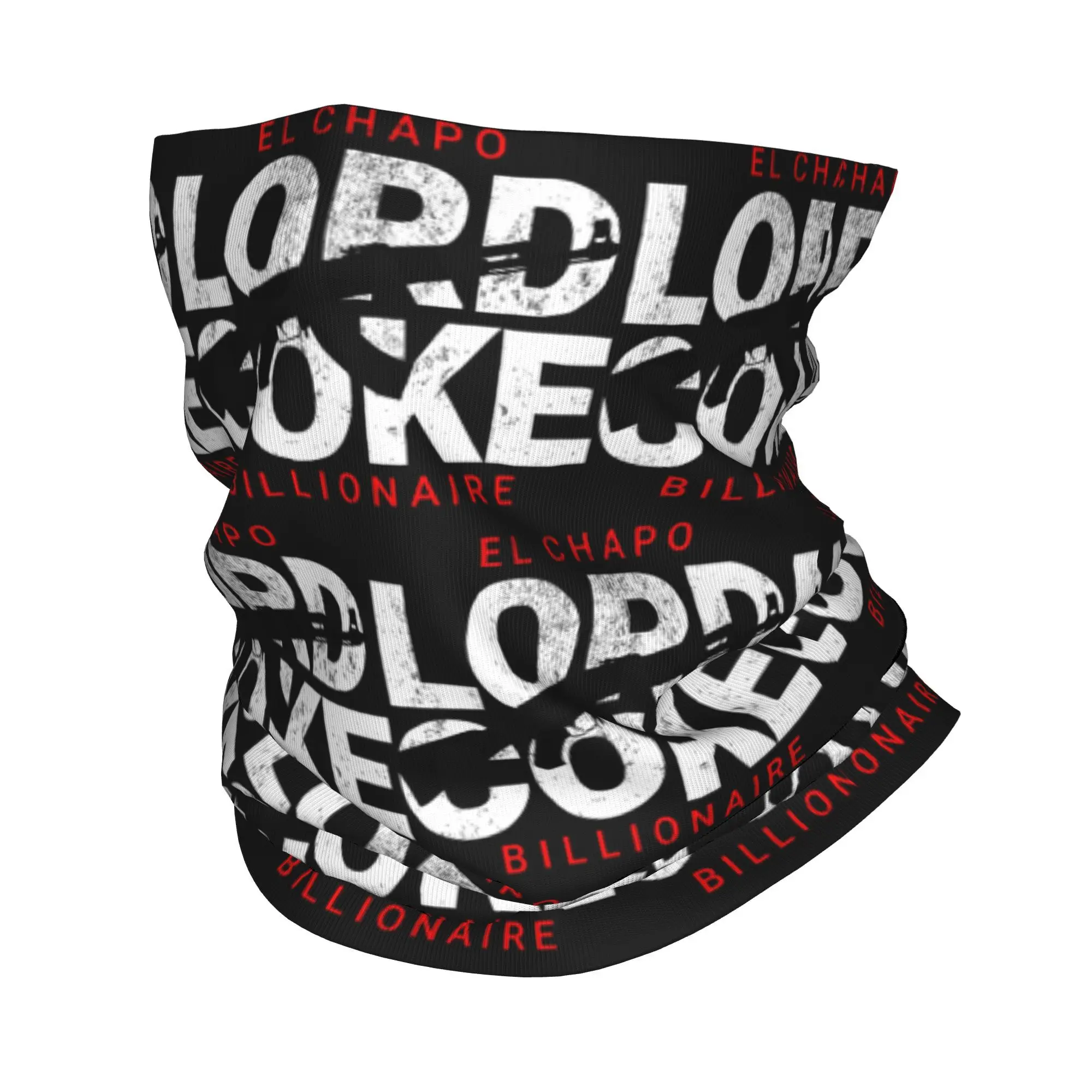 

Gangster El Chapo Мексиканская картонная бандана Sinaloa, шарф с принтом, многофункциональная повязка на голову для бега для мужчин и женщин, моющаяся