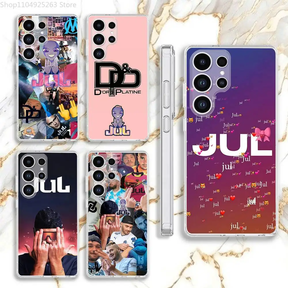 

Jul Franch Rapper Phone Case For Samsung S 23,22,10,9,8 A 71,52,51,30,21S,12 PIus,E,Lite Note20 Ultra Clear Soft