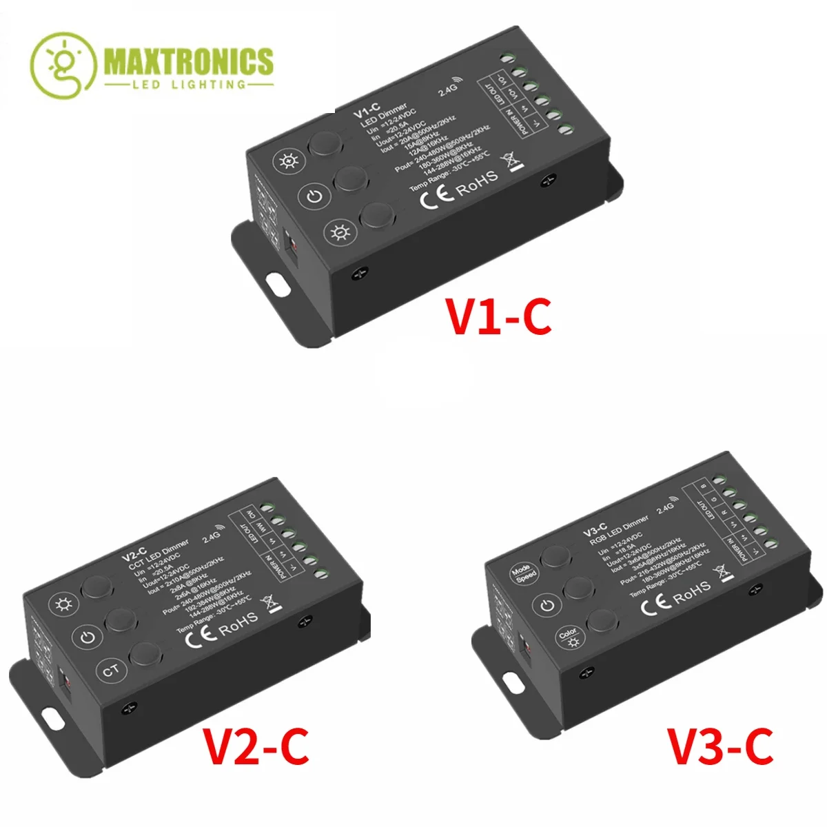 

Диммер постоянного напряжения для SMD2835 2,4 3528 5050, 12-24 В постоянного тока, ГГц