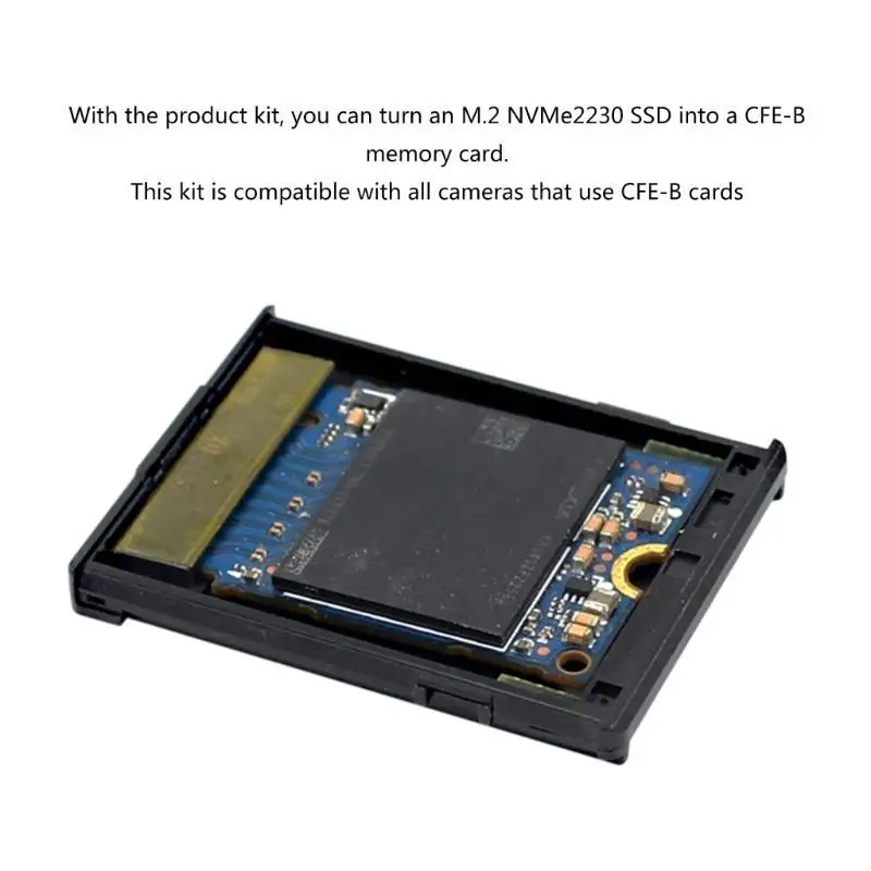 R53C DIY CFexpress Type B to NVME 2230 SSD Expansion Memory Card Adapter Converter