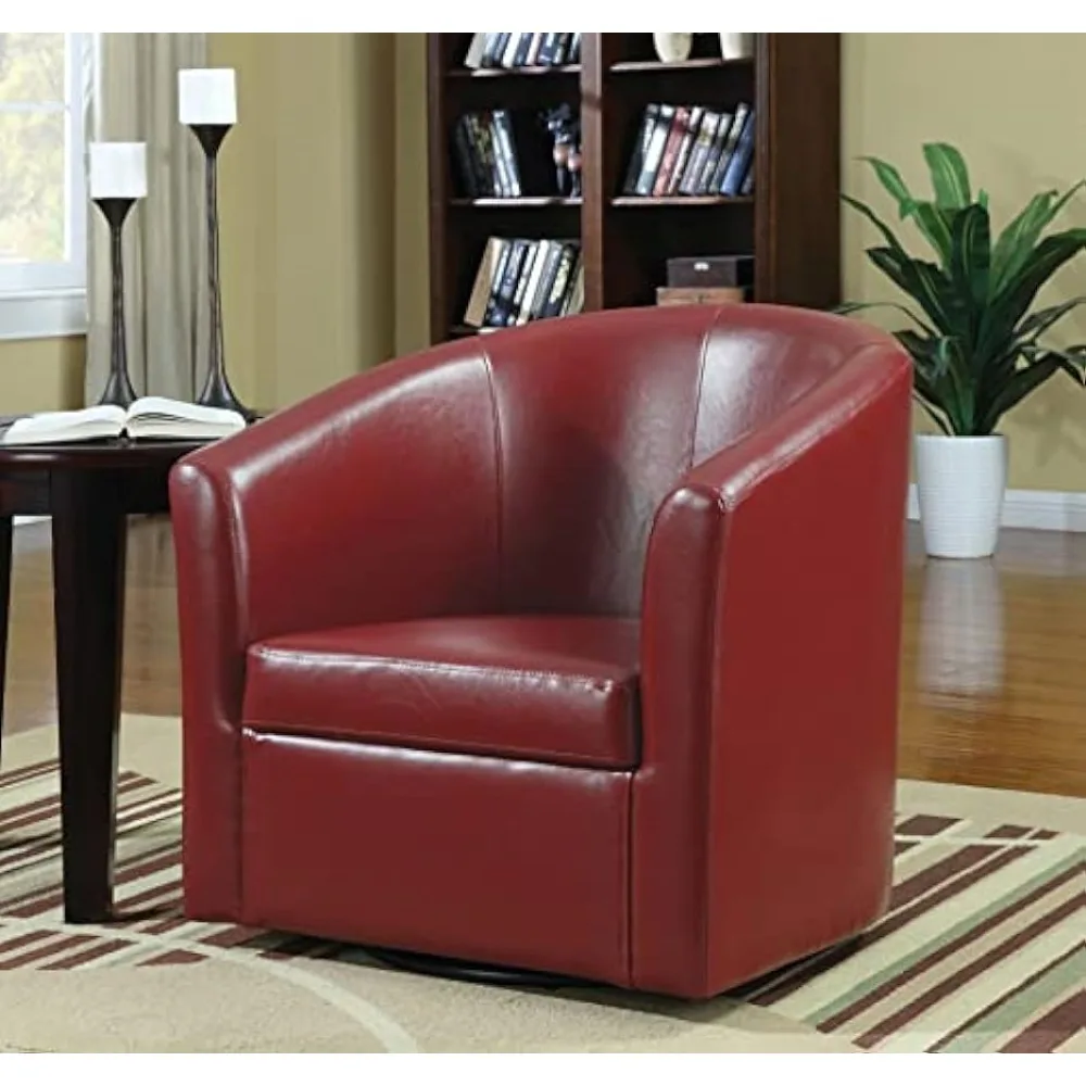 

Upholstery Sloped Arm Accent Swivel Chair Red Freight Free Chaise Lounge Sofa Furnitures Folding Mattress Lazy Armchair Futon