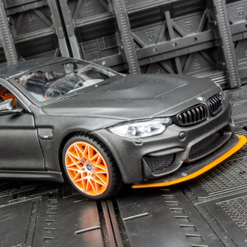 1:24 BMW M4 GTS Alloy Sports Car Model Diecast Metal Toy Vehicles Car Model High Simulation Collection Childrens Toy Gift