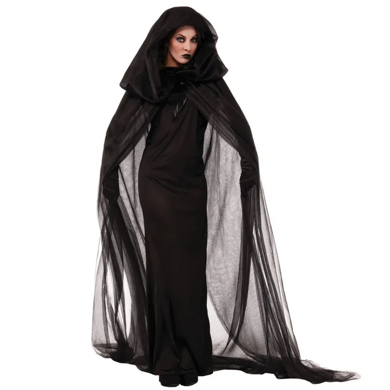 Halloween Costumes Ghost Witch Grim Reaper Dress Dress Amusement Park Rave Party Performance Dress Festival Play Costume
