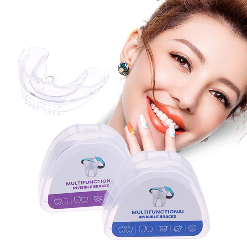 

Orthodontic Braces Smile Teeth Alignment Trainer Instanted Silicone Teeth Retainer Mouth Guard Tooth Tray