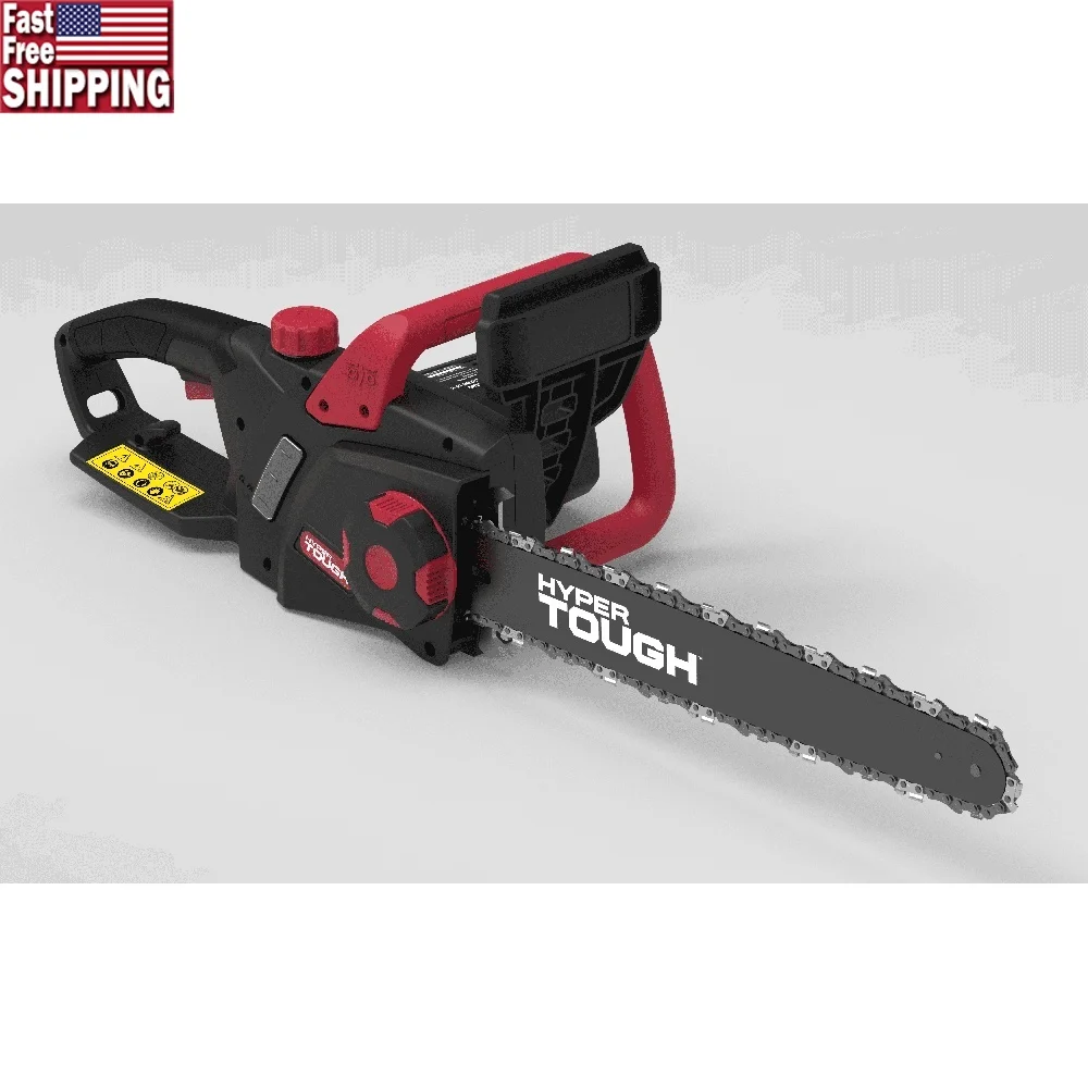 

16 Inch Electric Chainsaw 15 Amp Motor Automatic Oiler Tool Less Chain Tension Safety Brake Lightweight Ergonomic Design Home