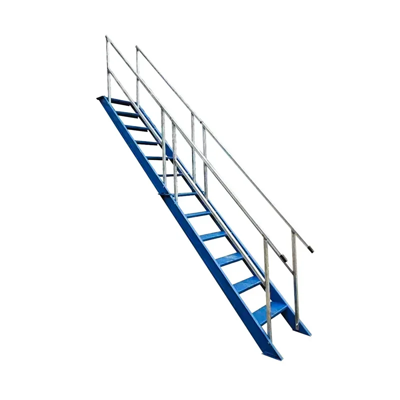 

Construction Steel escalator Foundation pit Straight ladder Double handrails Climbing ladder Deep pit ladder with handrails