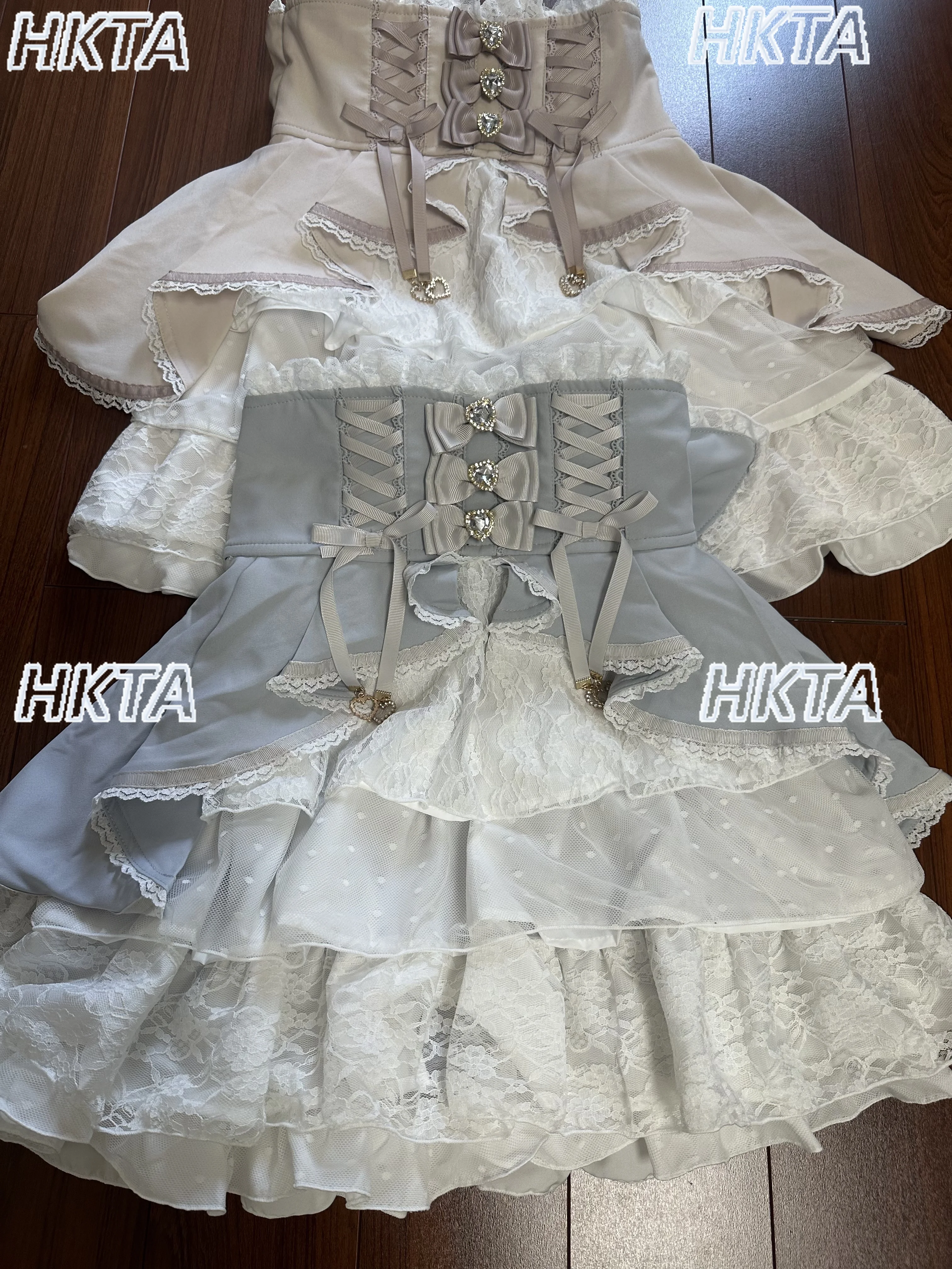 

Japanese Sweet Lace Cake Skirt 2026 Summer New Princess Fairy Multi-layered Lace Tie-up Bow Mesh Skirts Women Girls Lolita Skirt