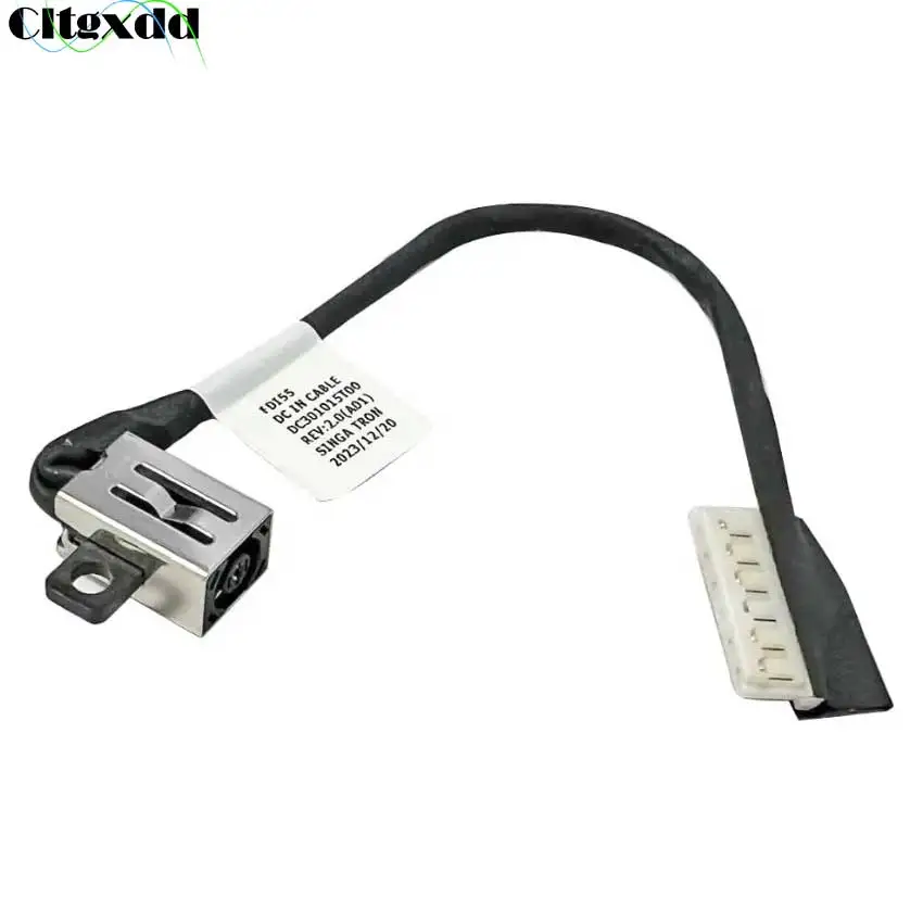 كمبيوتر محمول تيار مستمر مقبس الطاقة شحن ميناء الكابلات المرنة تيار مستمر موصل لديل Vostro 3400 3401 3405 انسبايرون 3405 3501 3505 3511 3515