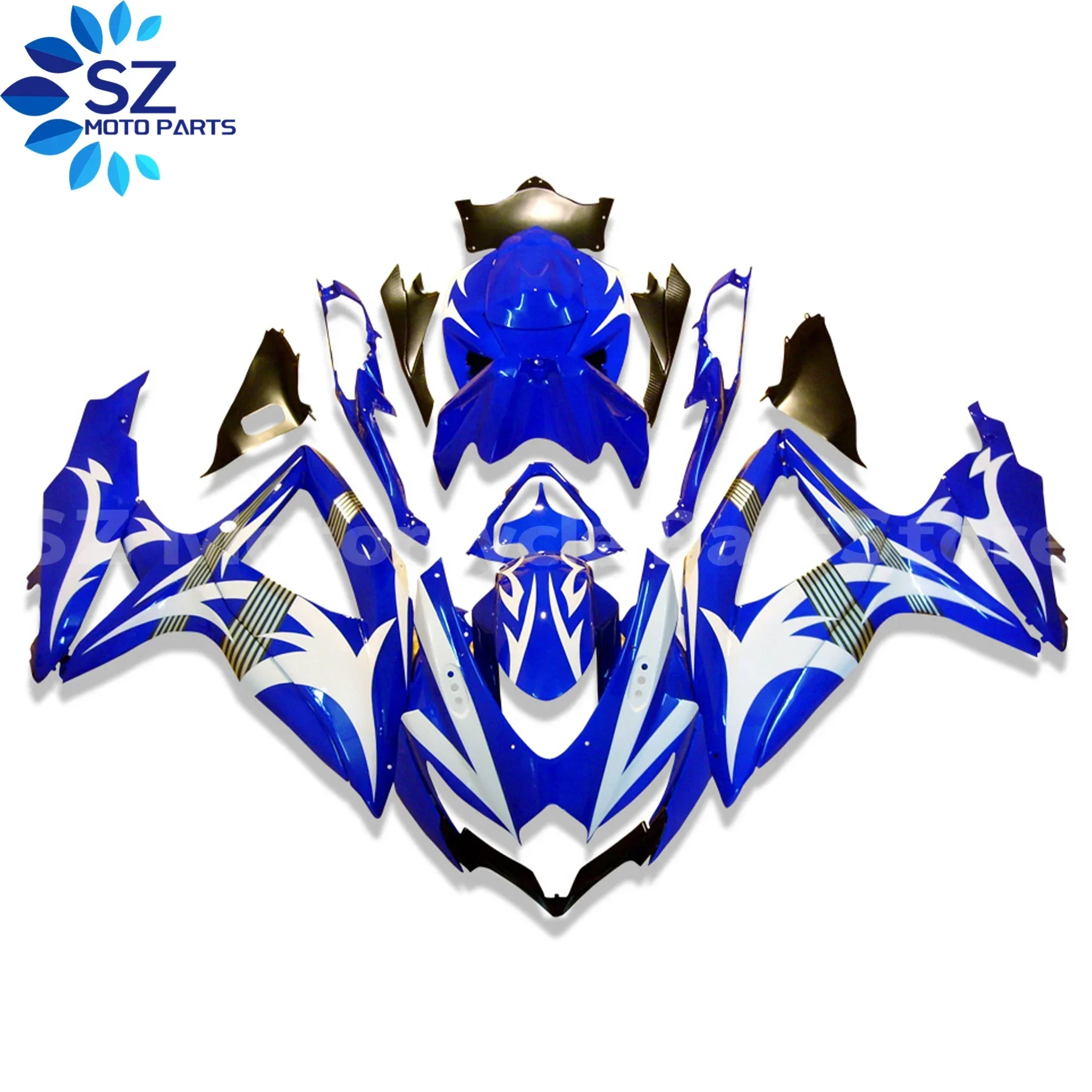 Injection Mold New ABS Fairings Kit Fit for Suzuki GSX-R 600 750 K8 2008 2009 2010 08 09 10 Bodywork Set view 2