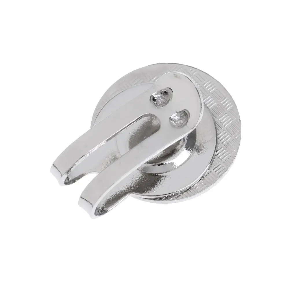 Hat Clip Magnet with Golf Ball Marker Round Alloy Custom Golf Accessory for Sport Golf Item Usage