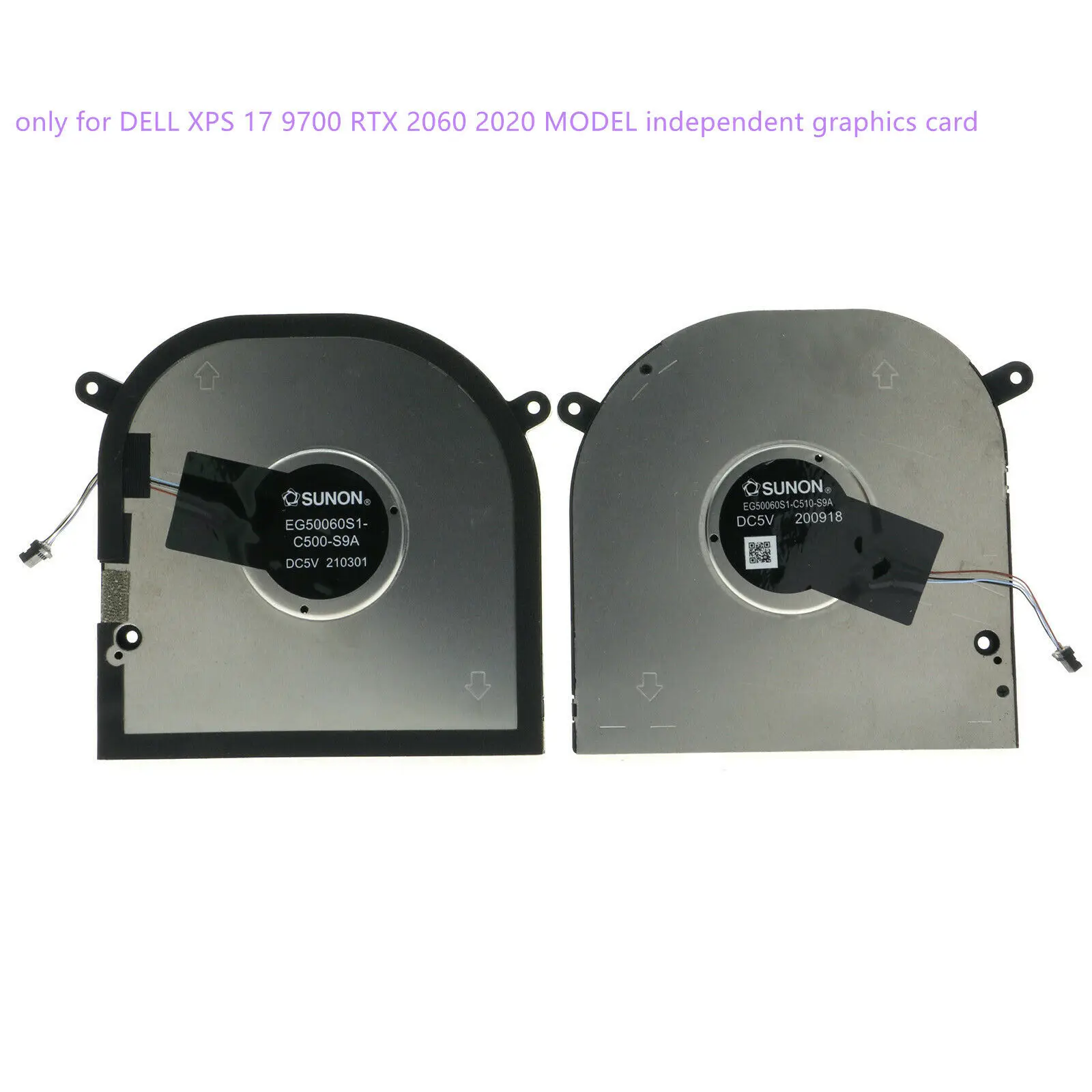 

NEW CPU+GPU Cooling Fan For DELL XPS 17 9700 RTX 2060 2020 MODEL