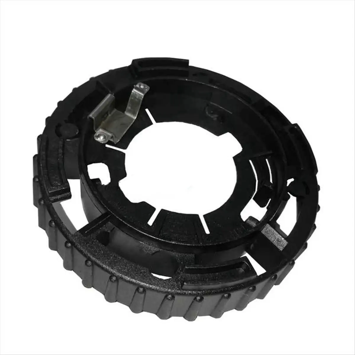 #38J Headlight Base,2 Pcs Lamp Buckle Base Xenon Lamp Base Clamp Ring D2S 1300290120 (Black)