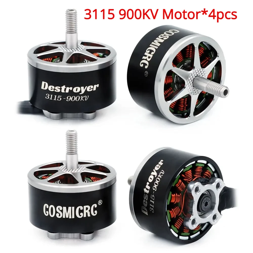 Mark4 V2 10inch FPV Frame Combo Set F405 V3S FC 60A 4-in-1 ESC 3115 900KV Motor Propeller ELRS for RC FPV Freestyle Racing Drone - Image 4