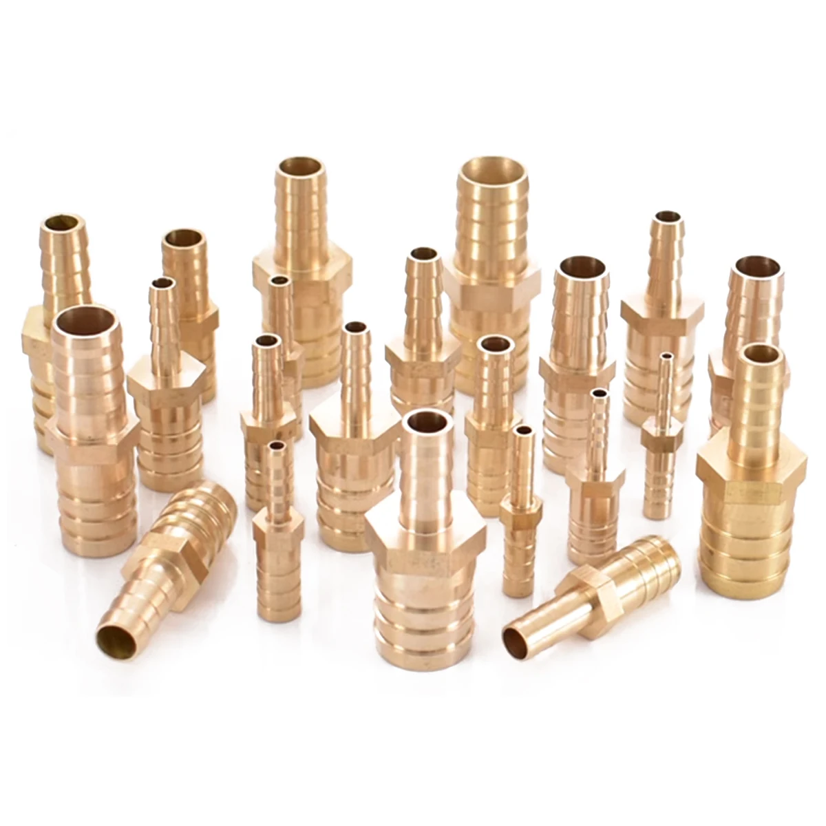 Brass Straight Letter Variable Diameter Pagoda Head 4mm 6 8 10 12 14 16 19 Reducing Conversion Hose Joint