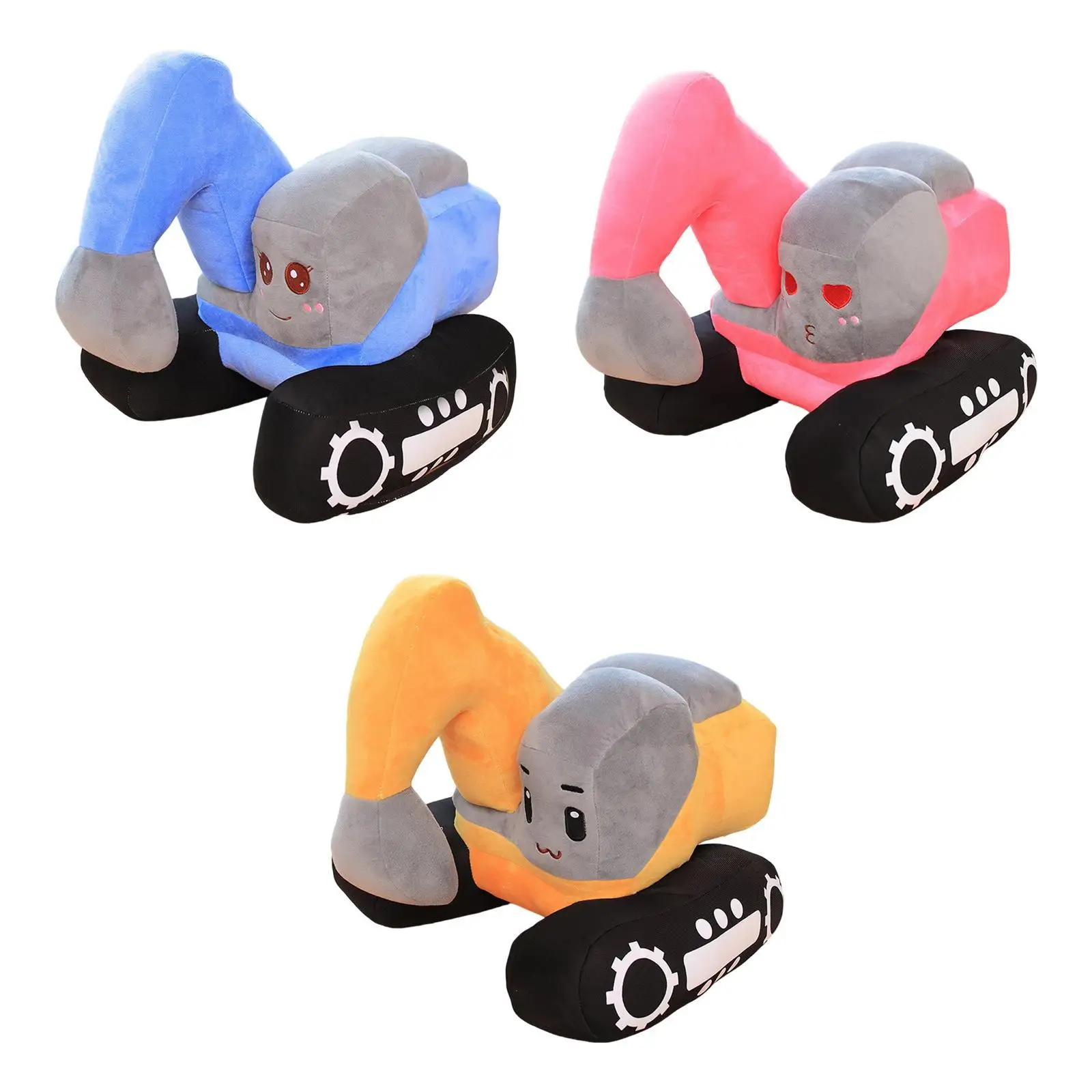 

Excavator Stuffed Construction Toy Cool Birthday Party,Simulation,Soft,Excavator Plush Toy Plush Digger Truck for Girls Kids