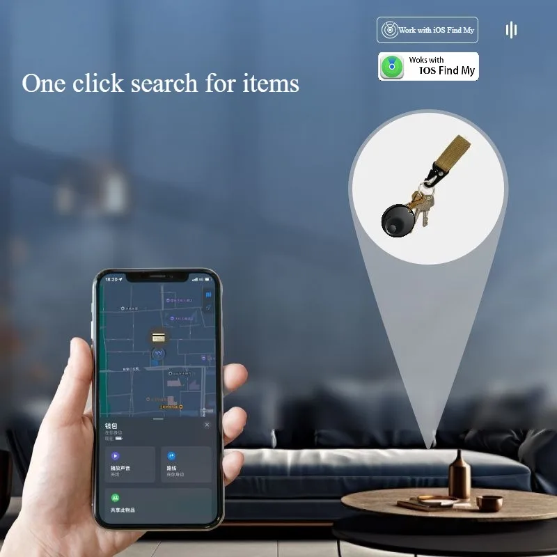 Smart Tracker Mini Tag für Apple's Phone Find My APP Tags Anti-Lost-Erinnerungsgerät Rated Locator Key Ältere Haustier Kinder Finder