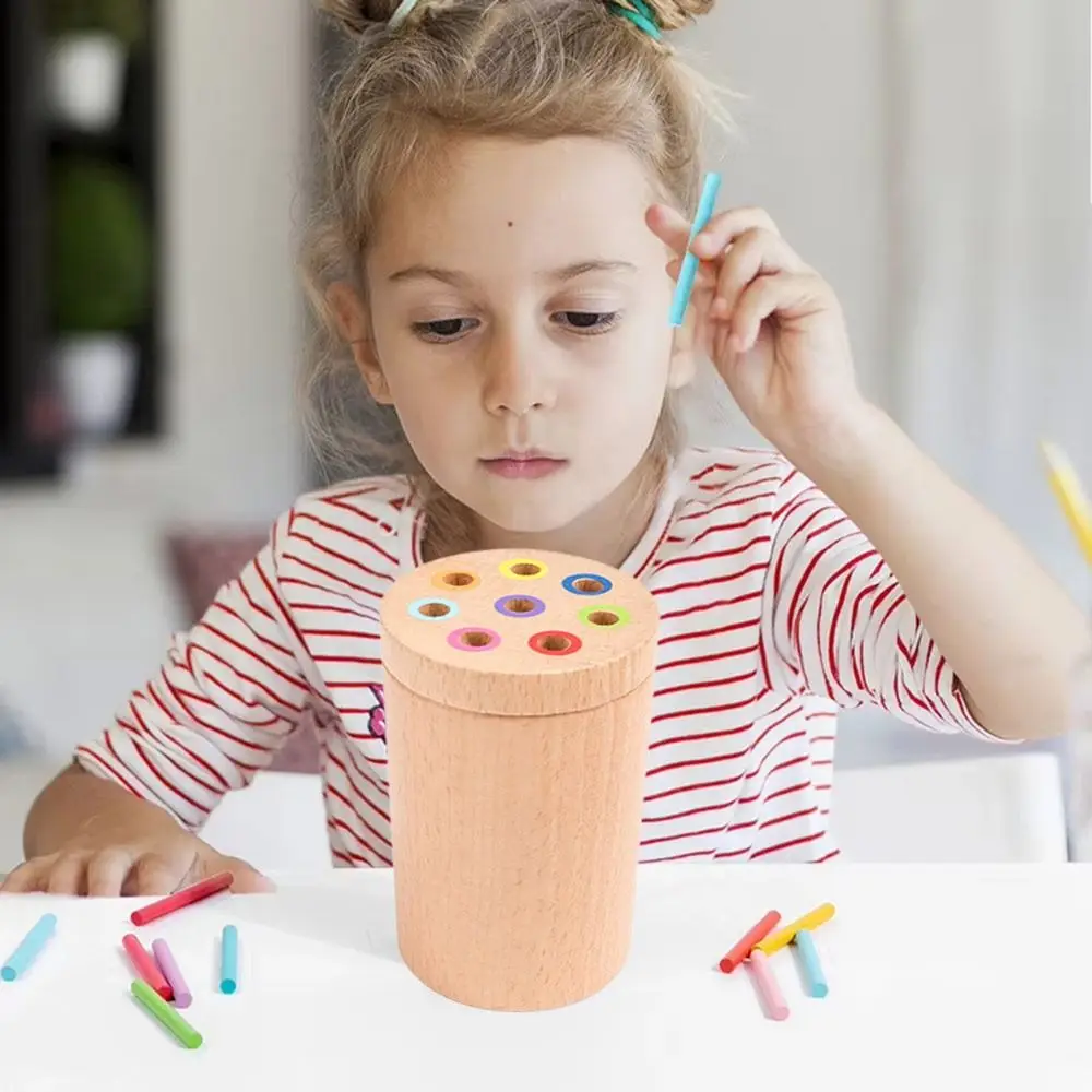 Classification des formes de tasse correspondant Montessori apprentissage préscolaire aide pédagogique bâtons de tri des couleurs Cognition des couleurs