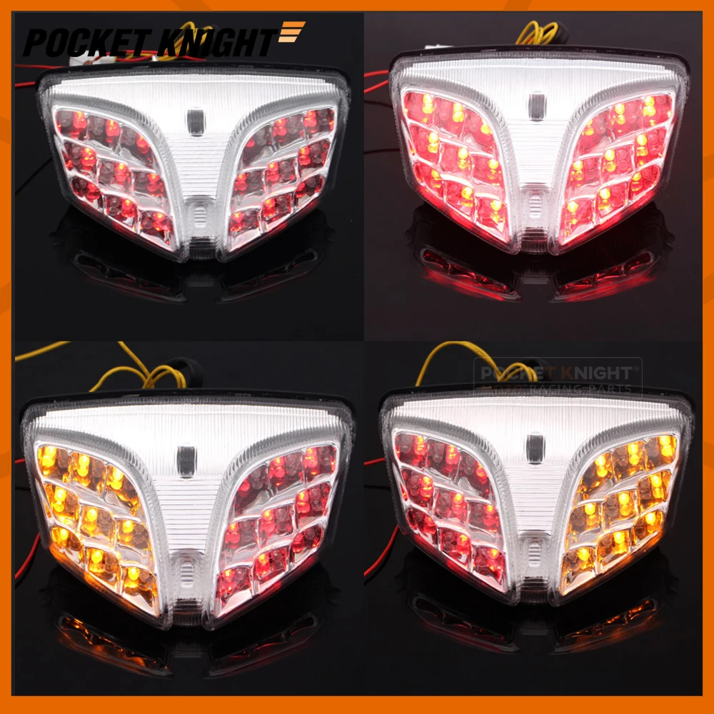 For Suzuki GSXR GSX-R 600 750 2008-2012 K8 GSX-R 1000 K9 Motorcycle Integrated Rear TailLight Turn Signal LED Brake Light