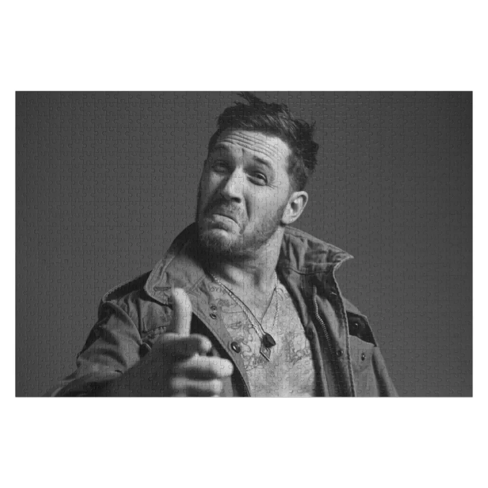 Tom Hardy Joke Pose Jigsaw Puzzle Jigsaw voor kinderen Aangepaste houten naam Aangepast voor kinderen Gepersonaliseerde geschenken Puzzel