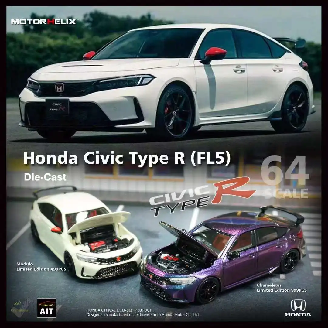 

In Stock Motorhelix & AIT Modification Show Joint Limited Edition 1:64 Civic Type-R