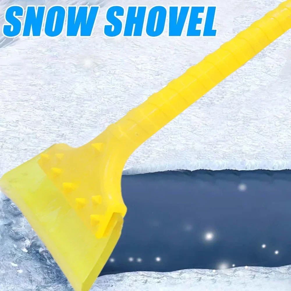 

Long Handle Snow Scraper Winter Car Windshield Body Snow Removal Shovel Scratch Resistant Cow Tendon Frost Removal Ice Shovel