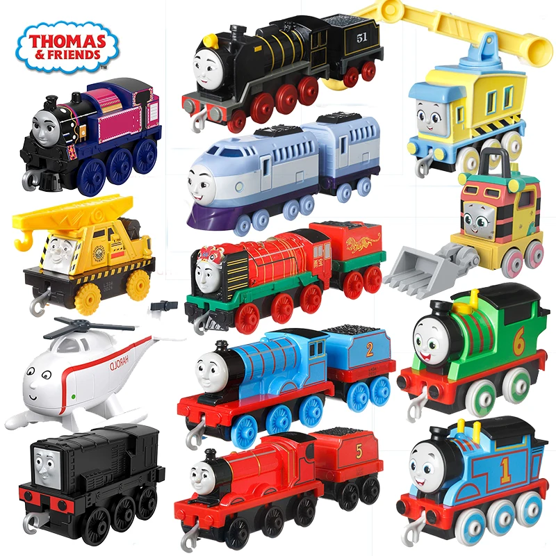 Original Thomas and Friends Trains Kids Toy Alloy Models Locomotive Emily Gordon Multiple Roles Toys for Children James Percy