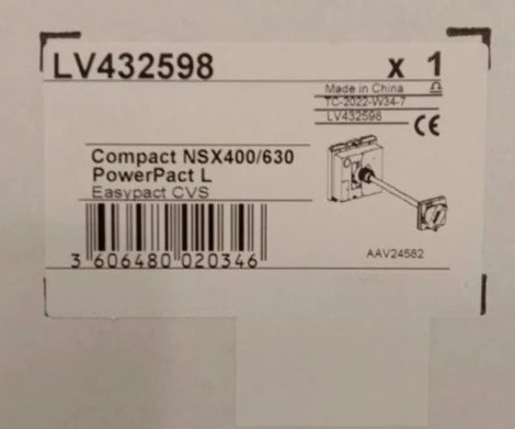 

Brand New Original LV432598 Extended rotary handle, Compact 400/630, Multistandard Fast delivery