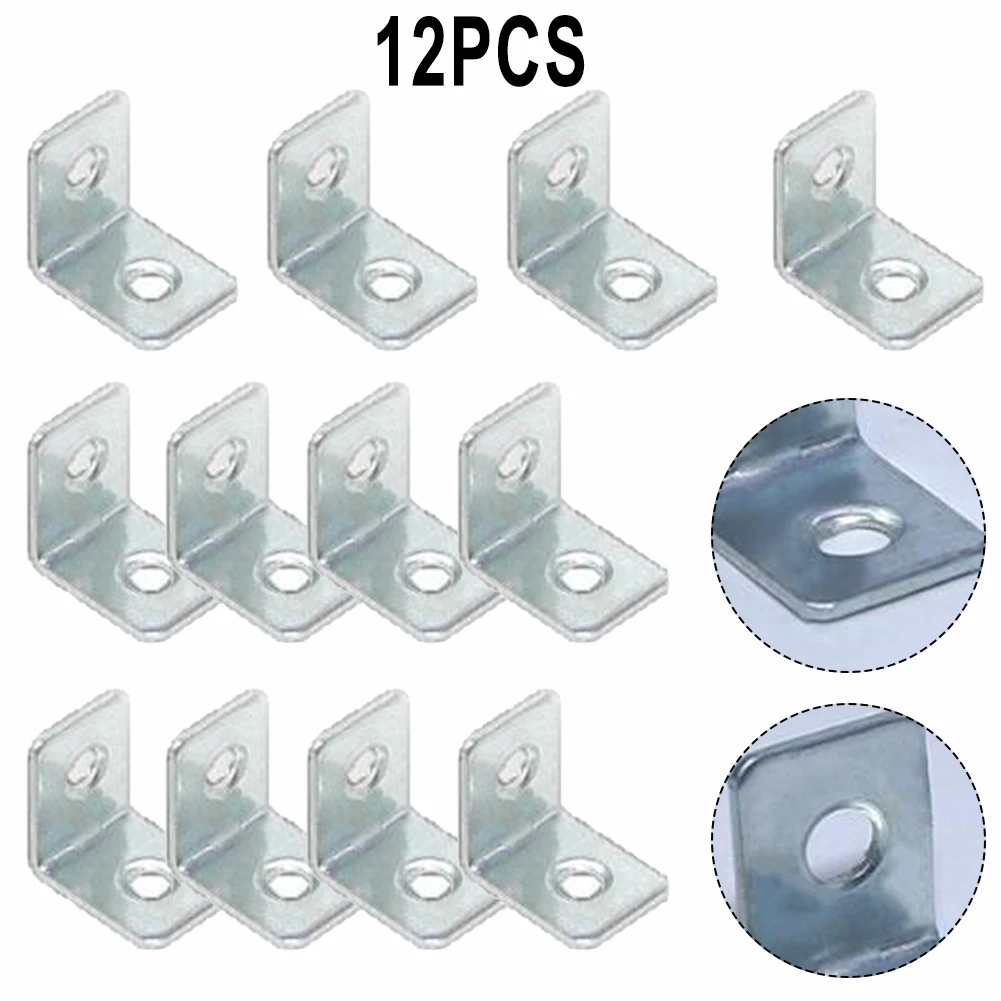 12pcs 직각 방수 15*20*20mm 액세서리 서랍 전시 스탠드 L 자형 교체 선반 예비 부품