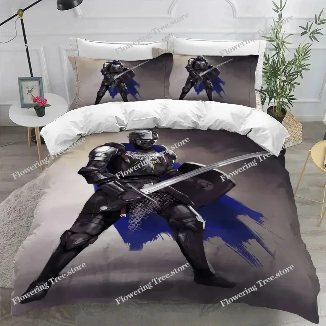 

3D Print Holy Knights Bedding Set Boys Girls Twin Queen King Size Duvet Cover Pillowcase Bed boys Adult Home Textileextile029