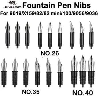 3/1 adet JINHAO iridyum değiştirilmesi EF/F/M Nib için 9019/X159/82/82 mini/100/9056/9036 dolma kalem okul ofis malzemeleri kırtasiye