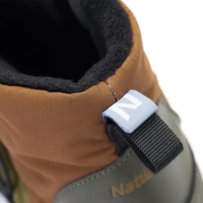 Naturehike-High-Top Thick Bottom Non-Slip Warm Cotton Shoes, Outdoor Cold Protection, Snow Boots, Camping Shoes CYY2341IB014