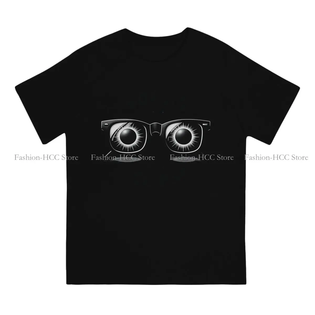 Sunglasses 2024 O Neck TShirt Solar Eclipse Pure Cotton Classic T Shirt Men Tops Fashion