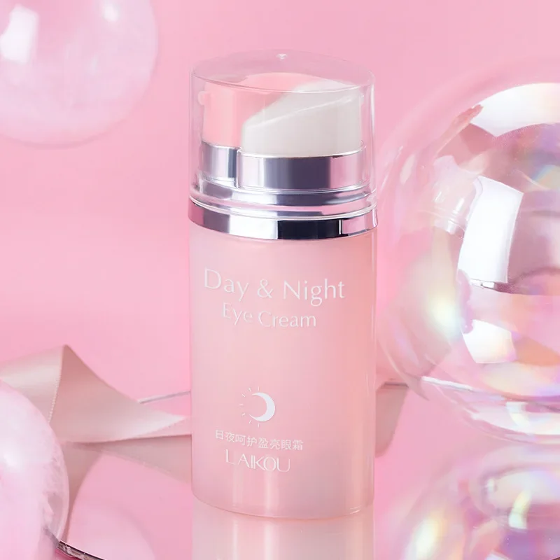 LAIKOU Under Whiten Eyes Skin Care Day Night Eye Cream Fade Eye Fine Line Anti Aging Dark Circles Bags Puffiness Tighten