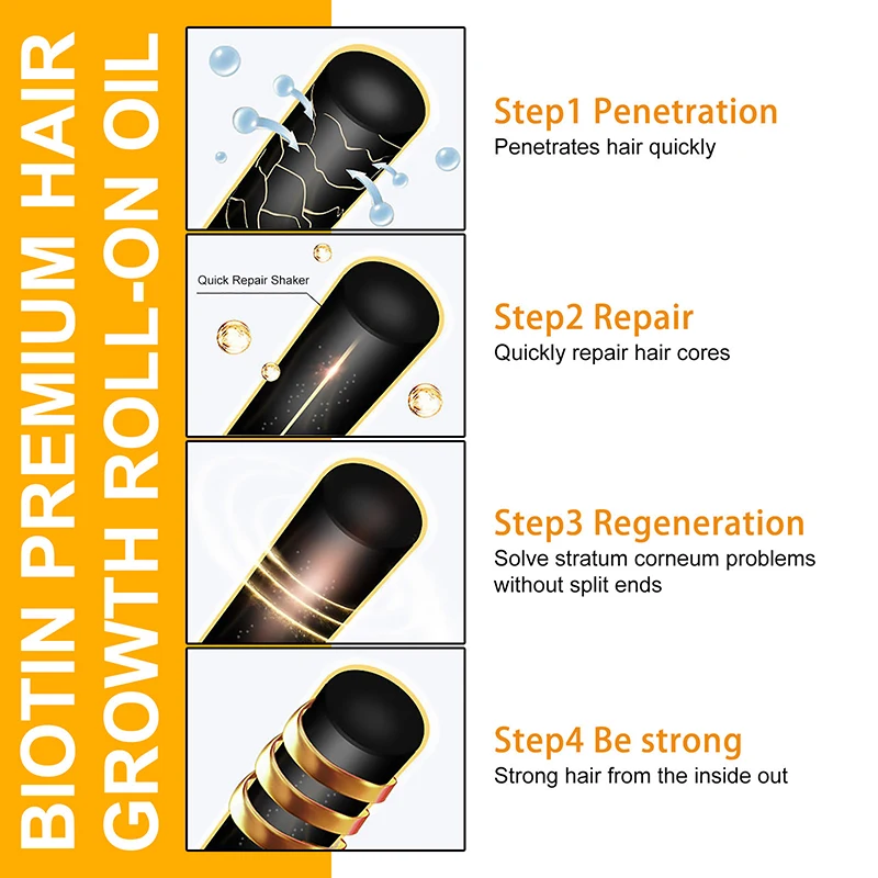 Biotyna szampon do szybkiego wzrostu włosów Serum przeciw wypadaniu włosów Leczenie skóry głowy Zapobieganie alopianiu Odżywka na łysienie Produkty do pielęgnacji włosów
