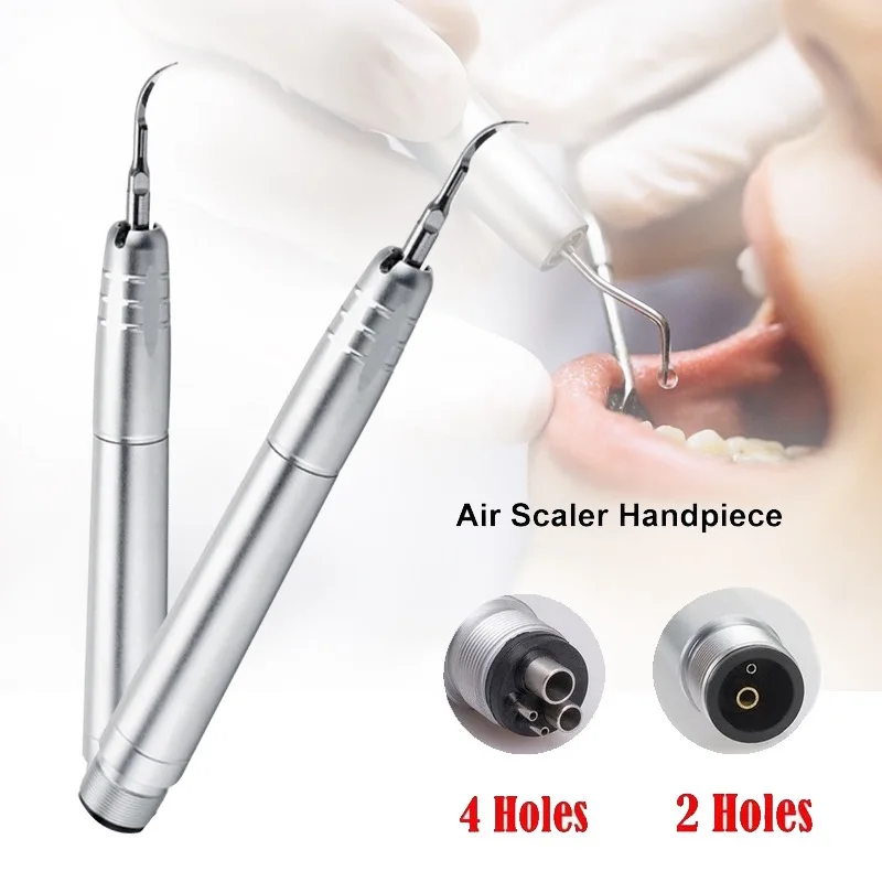 Drdent Dental Ultrasonic Air Scaler Tooth Calculus Remover Cleaning 2/4 Holes Optional Handpiece Sonic Scaling