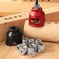 Aluminum Alloy Vertical Drill Guide Doweling Jig Self-Centering Adjustable Depth Wood Hole Positioning Locator For Woodworking