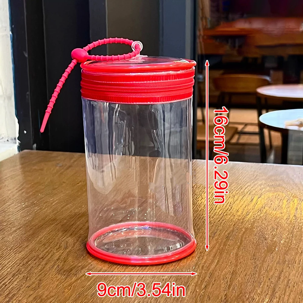 Bagagehanger, poppenpop, transparante display-opbergtas voor gebruik buitenshuis, opbergtas met grote capaciteit van 16 cm