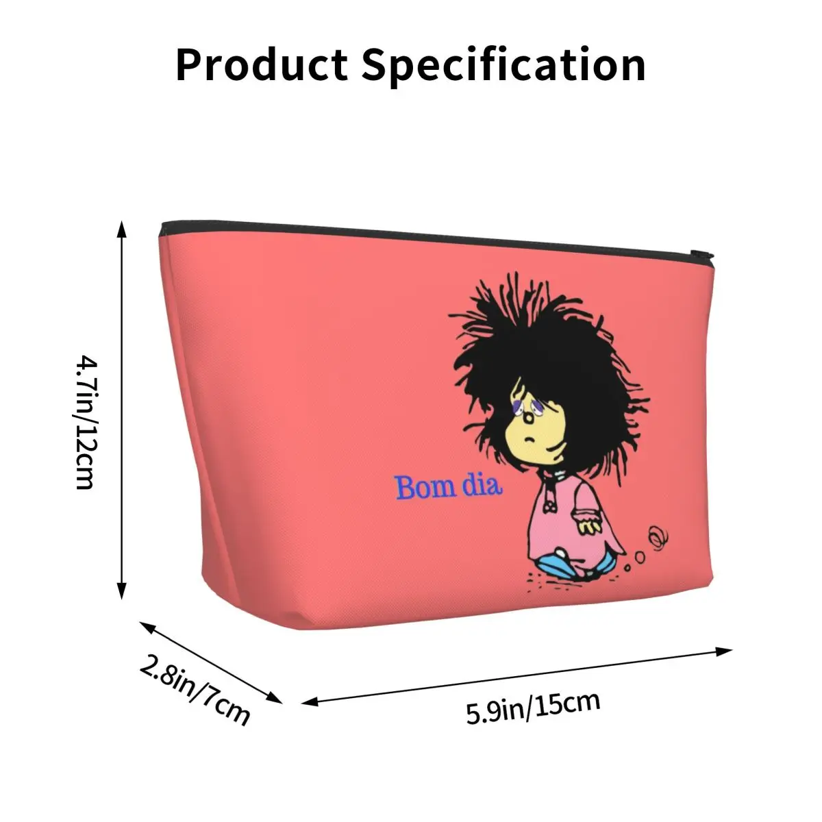 مافالدا إم البرتغالية بوم ديا حقيبة أدوات الزينة Kawaii كوينو الأرجنتين ماكياج منظم أدوات التجميل النساء الجمال تخزين Dopp عدة