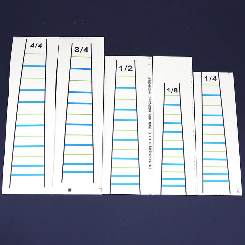 

4 Pcs Point Label Sticker Violin Learning Stickers Tabs Finger Guide for Board Fretboard Note Supply Beginners