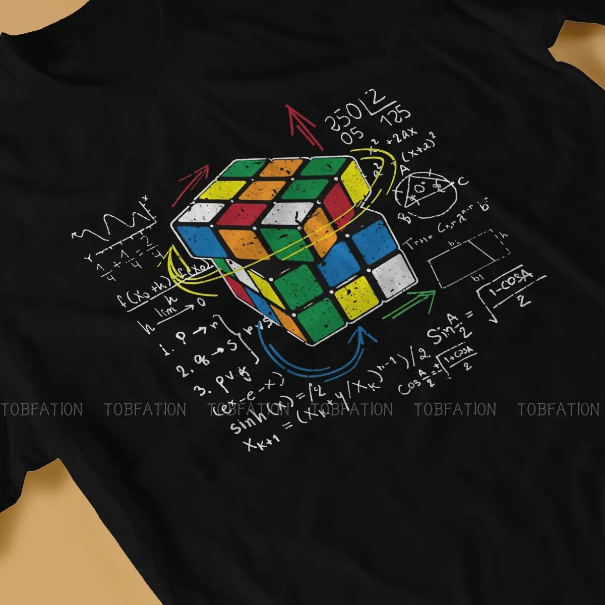 Magic Math  Speedcubing O Neck TShirt Math Rubik Fabric Original T Shirt Men Tops New Design Big Sale