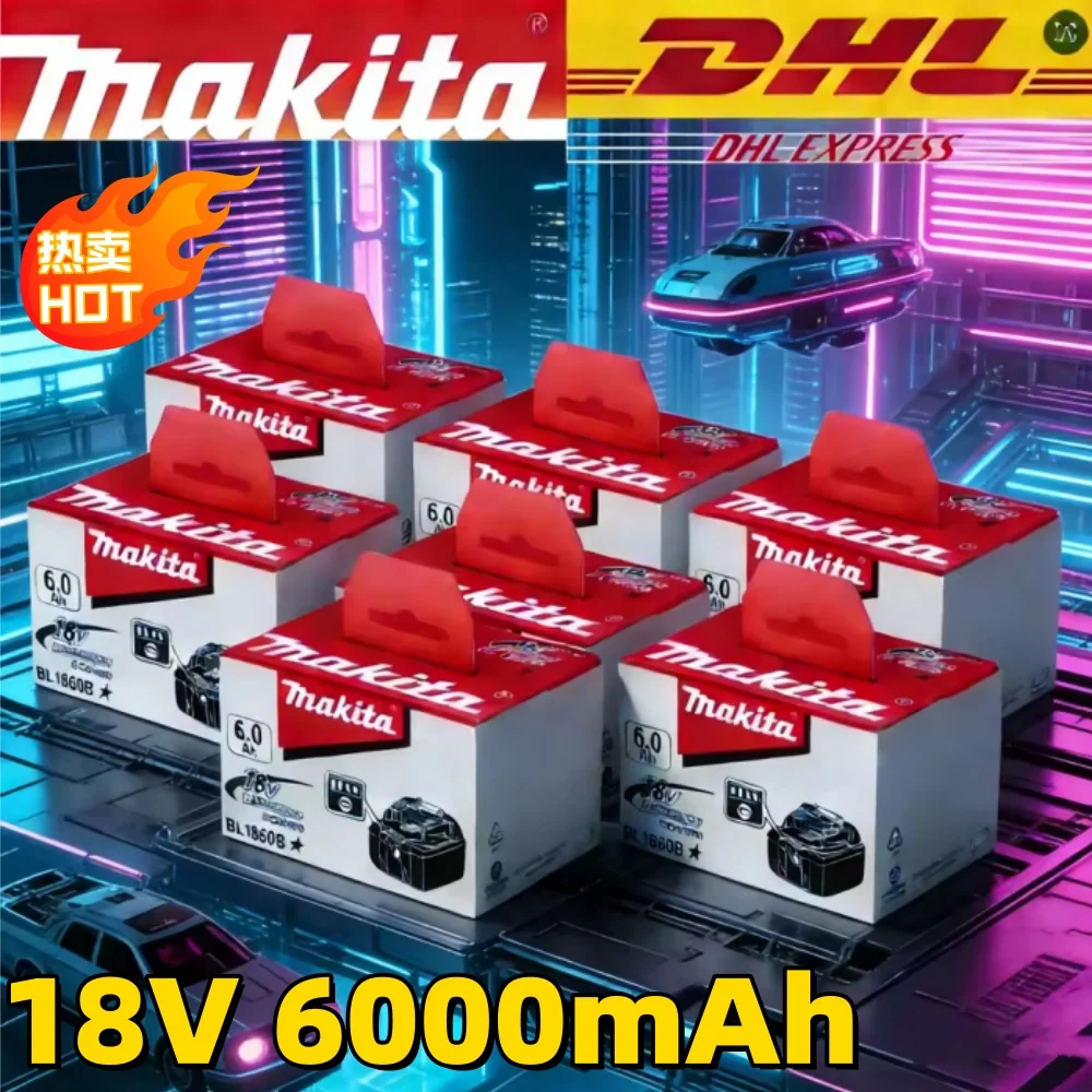 

Оригинальный аккумулятор Makita BL1860 6 Ач 18 В для электроинструментов, литий-ионный, замена LXT BL1850 BL1840 для шуруповерта 18 В с BMS TPCELL 18 В