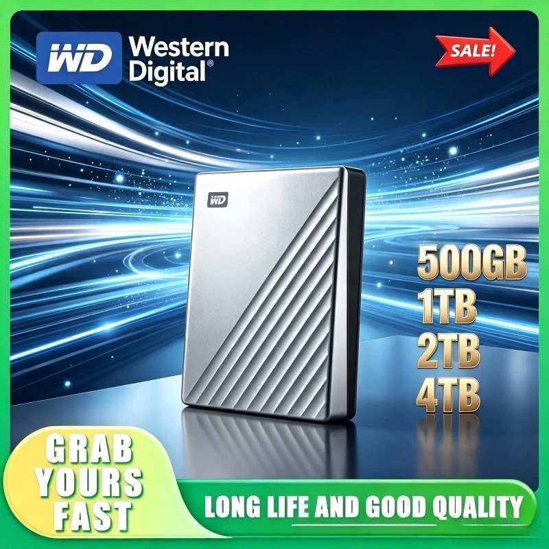 Original FOR WD Elements 1TB 2TB 4TB External HDD Hard Disk Portable External Hard Drive USB 3.0 2.5" For Desktop PC Laptop