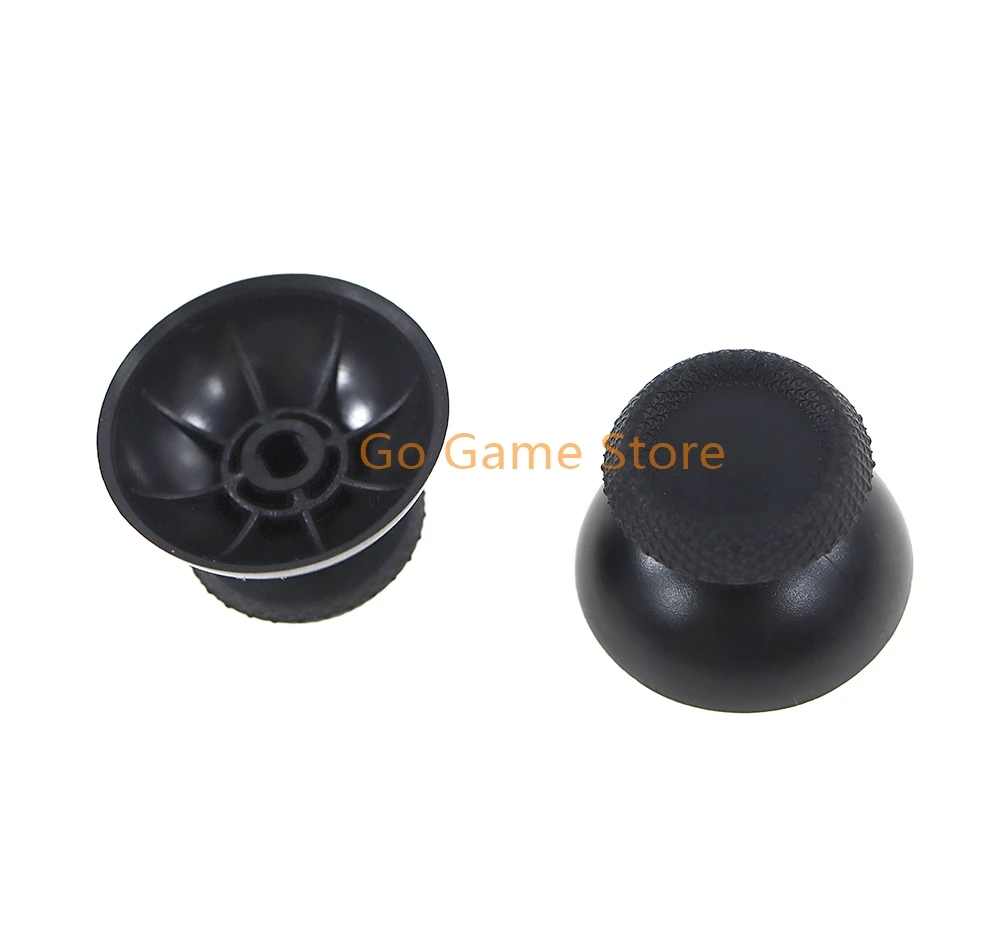 2 pçs preto cinza 3d analógico joystick vara tampa para playstation 5 ps5 controlador polegar capa cogumelo boné