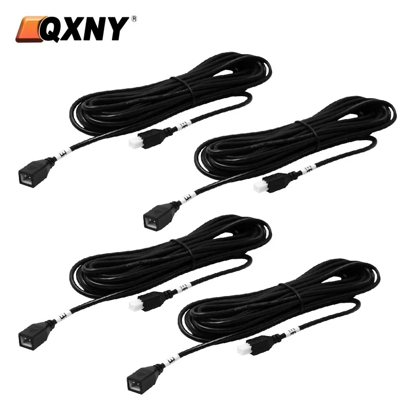 

4 PCS 2 Pin Parktronic Parking Sensors Extension Cable Cord for Car Reversing Parking Sensor Backup Radar Waterproof Extension