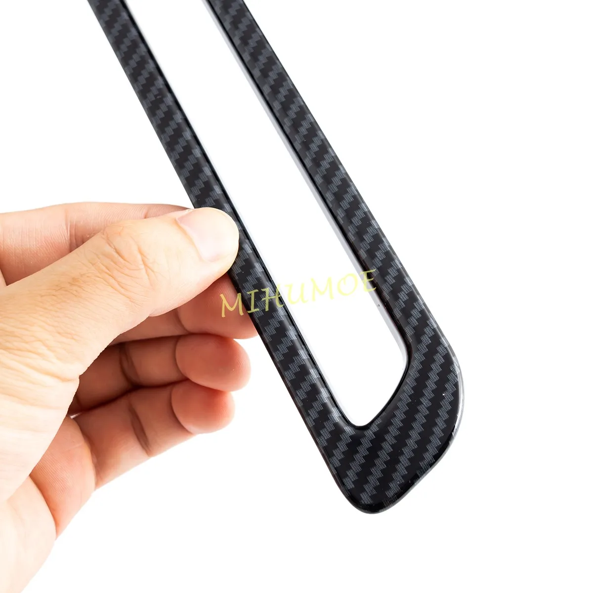 ألياف الكربون عاكس خلفي يحيط غطاء خفيف للضباب لهوندا ZR-V ZRV 2023 2024 2025 #5