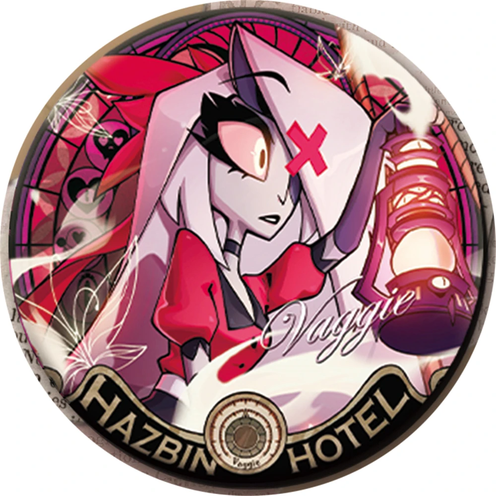 58 مللي متر أنيمي هازبين تشارلي مورنينجستار فاجي ألاستور تأثيري حلي شارة دبوس SPTE صفيح بروش ﻿   الدعامة جيلف